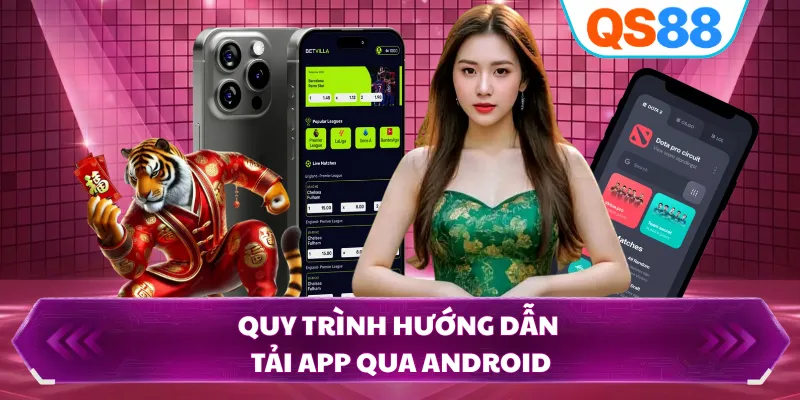 Quy trình hướng dẫn tải app qua Android
